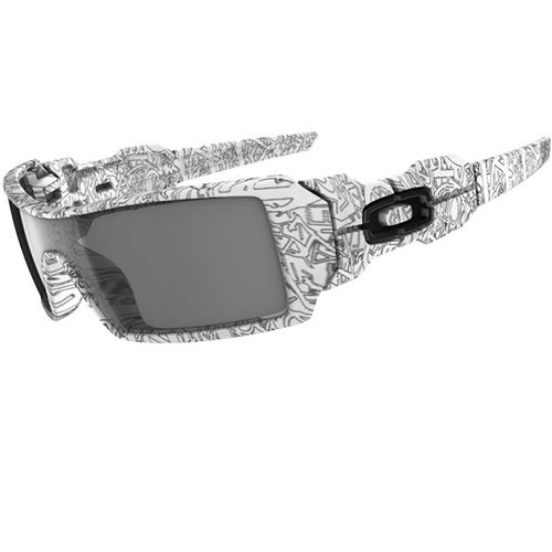Oakley Oil Rig White W/text Sunglasses