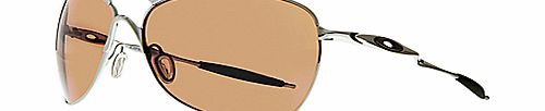 Oakley OO4060 Cross Hair Square Sunglasses, Chrome