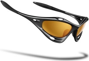 Oakley Racing Jackets (Jet Black Gold Irid.)