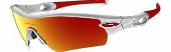 Oakley Radar Path Sunglasses White/oo Red