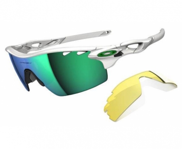 Oakley Radarlock Pitch Sunglasses Polished White