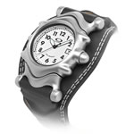 Oakley Saddleback Watch Black Leather