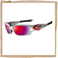 Oakley Straight Jacket White Chrome/ Red Iridium
