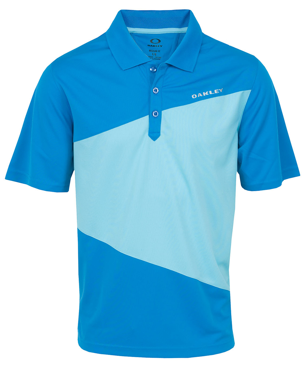 Oakley Striation Polo Shirt Fluid Blue