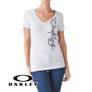 T-Shirts - Oakley V Neck T-Shirt - Light