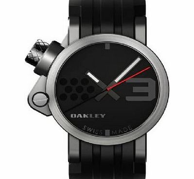Oakley Transfer Case Watches Brushed/Black