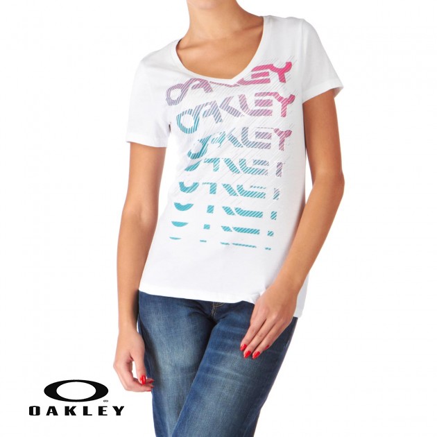 Womens Oakley Split T-Shirt - White