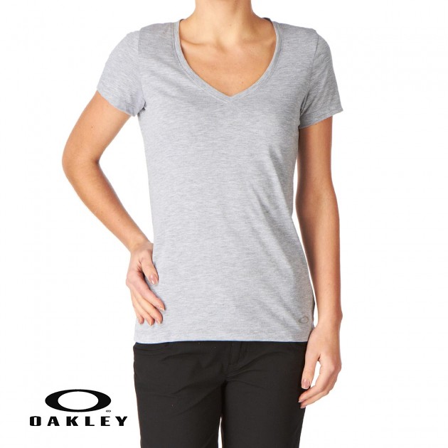 Oakley Womens Oakley Stability T-Shirt - Heather Grey