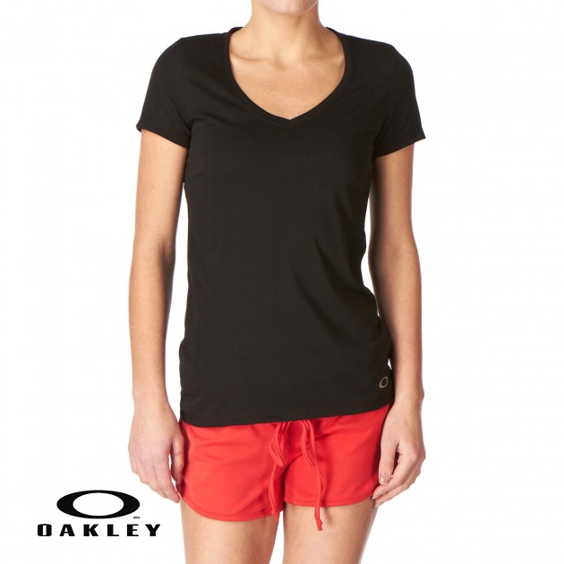 Oakley Womens Oakley Stability T-Shirt - Jet Black