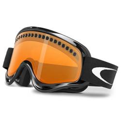oakley XS O Frame Snow Goggles - Jet Black/Persimm