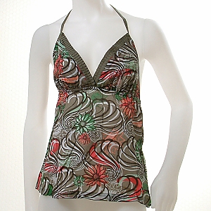 Oand#39;Neill Ladies 808646 Tribal Curve Ladies Top - Dill Green