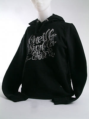 Oand#39;Neill Ladies CHALK HOODY SWEAT 856530 - 901 BLACK OUT