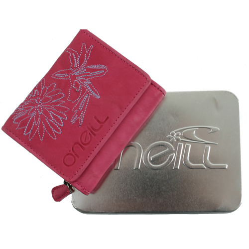 Oand#39;Neill Ladies O`eill Bb Leather Small Wallet 336 Raspberry Wine