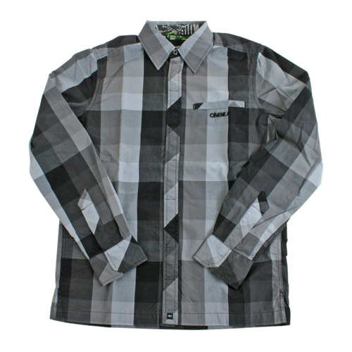 Oand#39;Neill Mens O`eill Klosters Ls Shirt 823 Silver Shadow