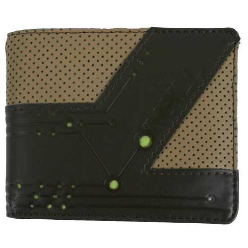 Mens O`eill Perforated Pu Wallet 724 Coffee Brown