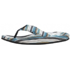 Oand#39;Neill Mens Zen Stripe Toe Post Sandal Blue