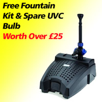 Filtral 9000 - FREE 11w Bulb + Fountain Kit