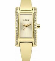 Oasis Ladies Gold Bangle Watch