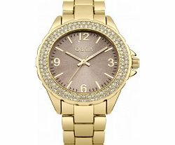 Oasis Ladies Mink and Gold Bracelet Watch