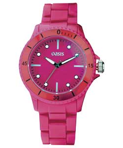 Oasis Ladies Pink Watch - review, compare prices, buy online