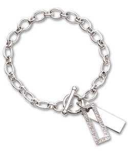 Oasis Ladies Sterling Silver Bracelet