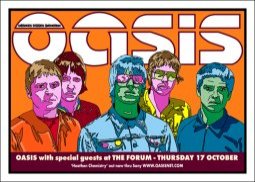 OASIS Limited Edition Concert Poster - by Gander