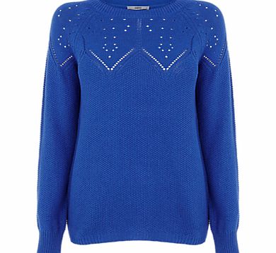 Oasis Pointelle Mid Gauge Jumper