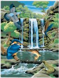 Oasis Reeves - Junior Painting By Numbers The Waterfall