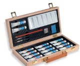 Oasis Reeves DeLuxe Acrylic Colour Wooden Box Set - Artists Paints