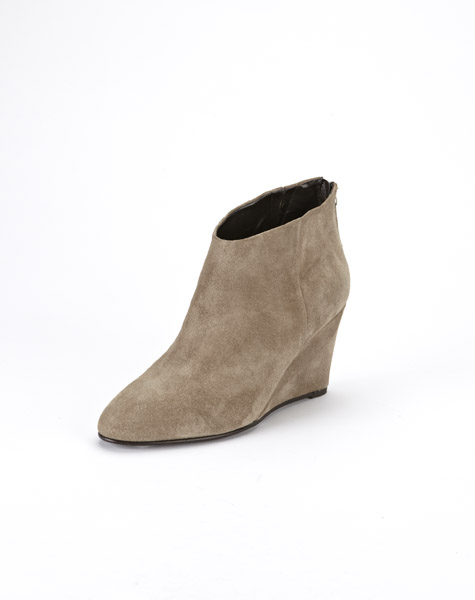 Oasis Scarlett Suede Wedge Ankle Boot