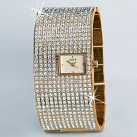 Stone Set Bangle Watch