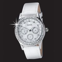 White Multi-Dial Watch