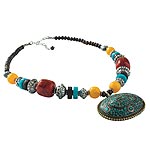 Oasis Womens Tibetan Necklace