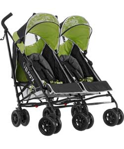 Apollo Plus Twin Stroller - Sport Lime