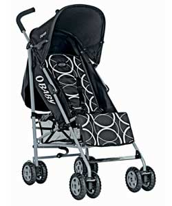Obaby Atlas Stroller Black - Circles