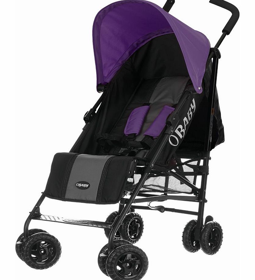 OBaby Atlas Stroller Black Purple 2014