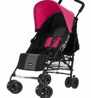 Obaby Atlas Stroller Black with Pink Hood 2014