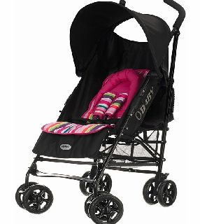 Obaby Atlas V2 Stroller Pink Stripe 2014