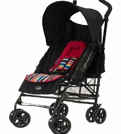 Obaby Atlas V2 Stroller Red Stripe