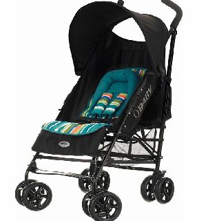 Obaby Atlas V2 Stroller Turquoise Stripe 2014