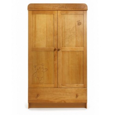 OBaby B is for Bear Country Pine Double Wardrobe