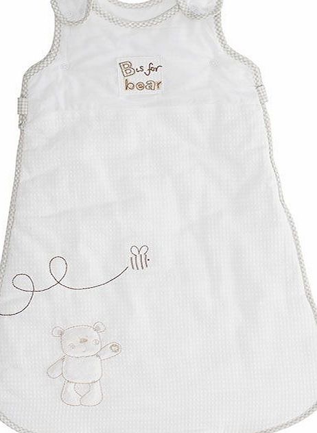 OBaby B Is For Bear Sleeping Bags (6-18)-White