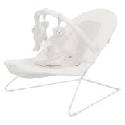OBaby B Is For Bear Vibrating Bouncer White