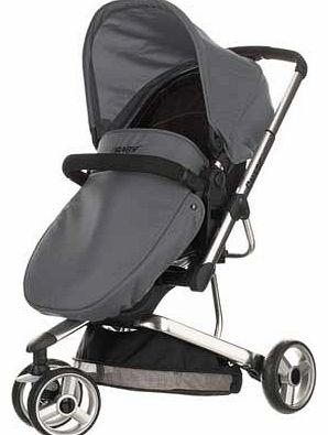 Obaby Chase 3 Wheeler Pramette - Black and Grey