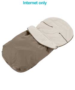 obaby Fleece Lined Footmuff - Khaki