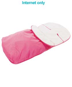 obaby Fleece Lined Footmuff - Pink