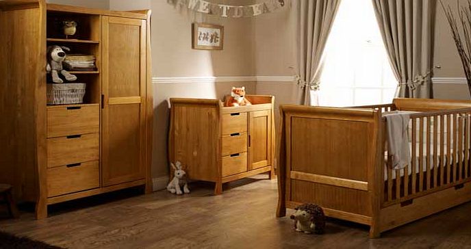 Obaby Lincoln Sleigh 3 Piece Nursery Set -