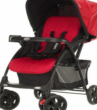 Obaby Monty Travel System - Black/Red