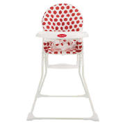OBaby Munchy Highchair - Dotty Red