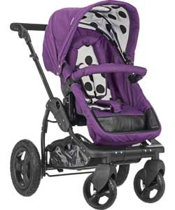 Obaby ZeZu Pramette - Purple Dotty